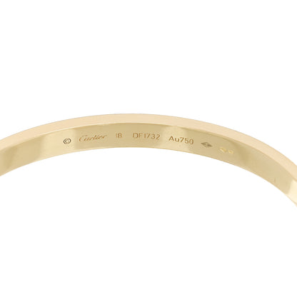 Cartier 18K Yellow Gold LOVE Bracelet 18 6 of 9