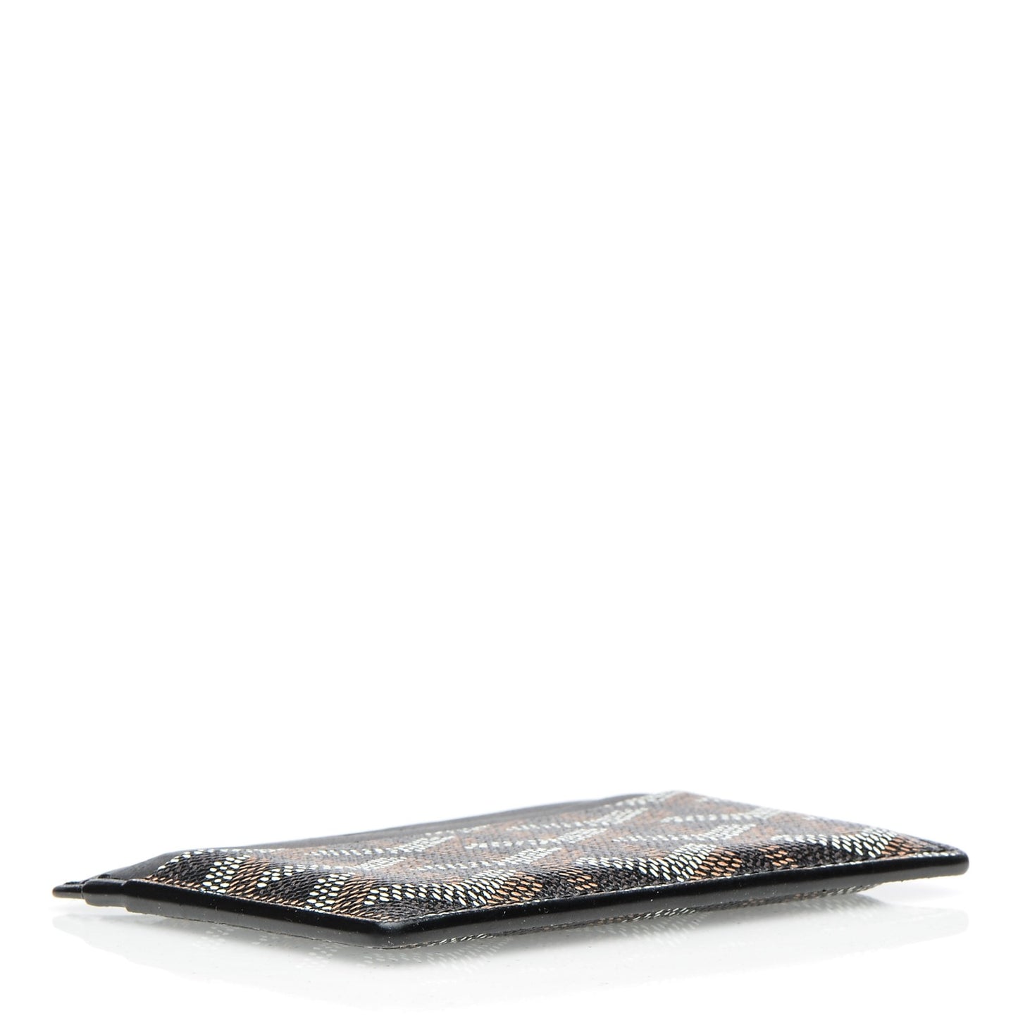 Goyardine Saint Sulpice Card Holder Black