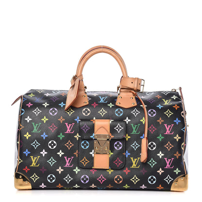 Louis Vuitton Monogram Multicolor Speedy 40 Black 1 of 13