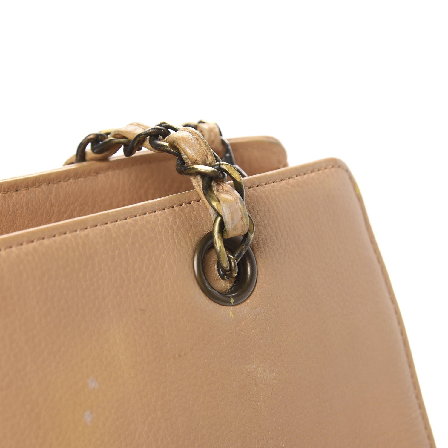 Chanel Calfskin Shopping Tote Beige 19 of 23