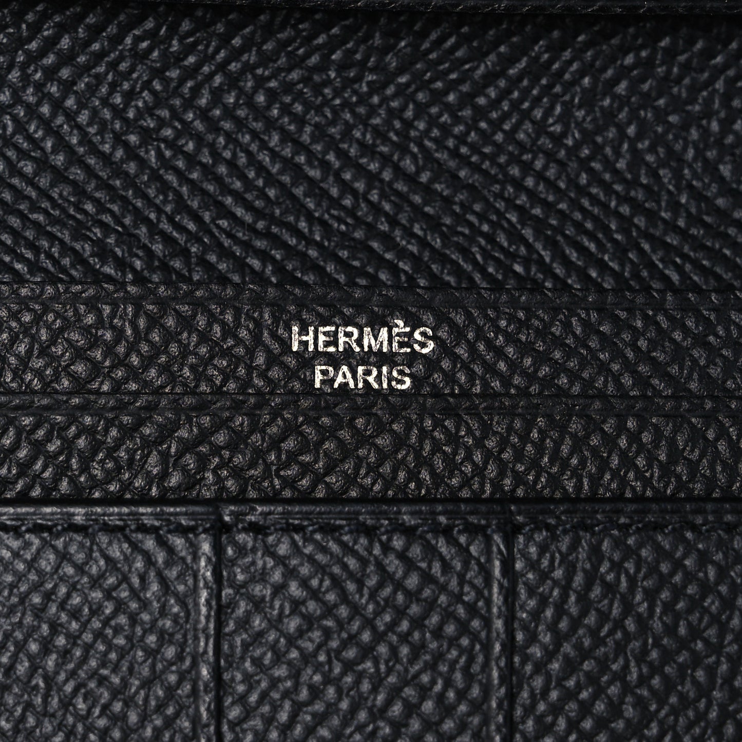 Epsom Matte Alligator Bearn Touch Gusset Wallet Black