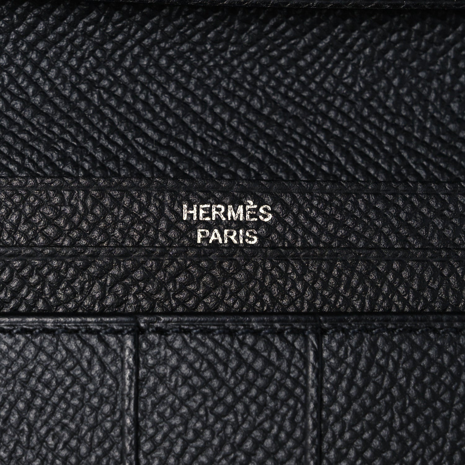 Hermes Epsom Matte Alligator Bearn Touch Gusset Wallet Black 6 of 8