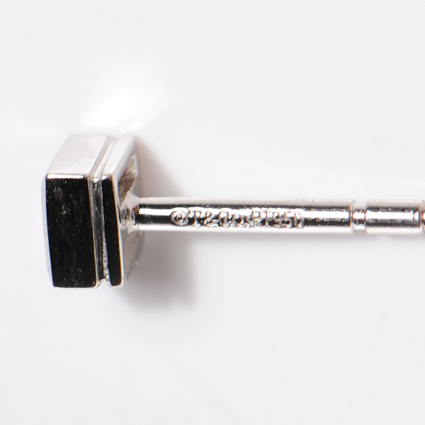 Platinum Diamond Princess Cut Earrings