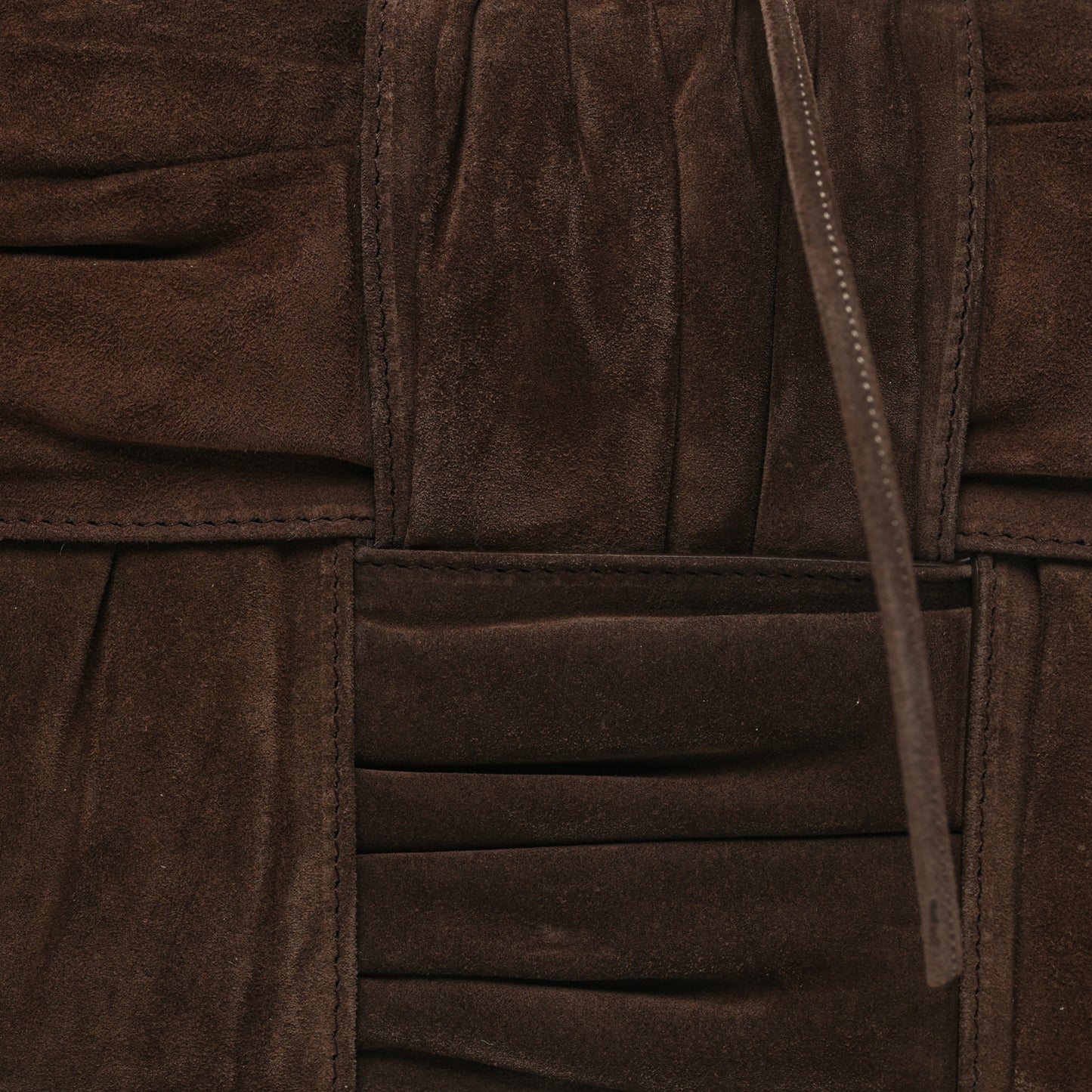 Suede Foulard Intrecciato Small Arco Tote Brownie
