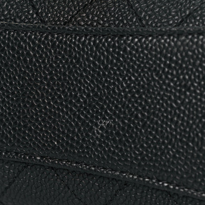 Chanel Grained Calfskin Small Stitched Flap Black 10 of 11