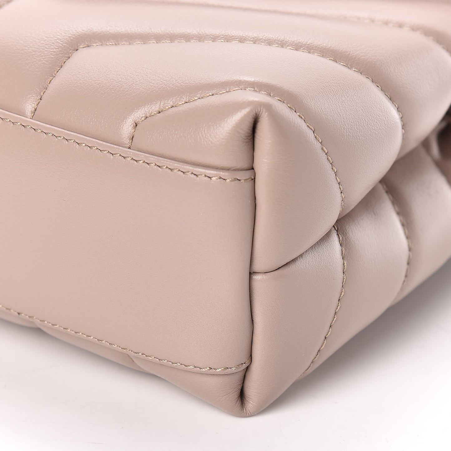 Calfskin Y Quilted Monogram Toy Loulou Satchel Light Natural