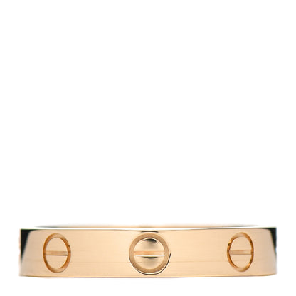 Cartier 18K Pink Gold 3.5mm LOVE Wedding Band Ring 53 6.25 3 of 5