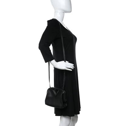 Bottega Veneta Calfskin Small The Point Triangle Bag Black 3 of 8