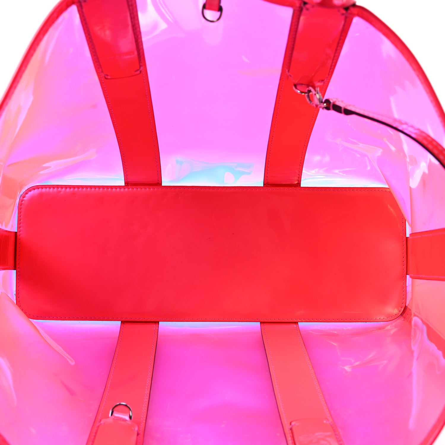 Christian Louboutin PVC Spikes East West Cabata Tote Pink 6 of 9