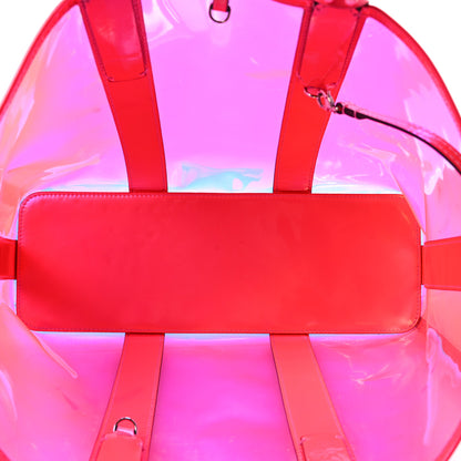 Christian Louboutin PVC Spikes East West Cabata Tote Pink 6 of 9