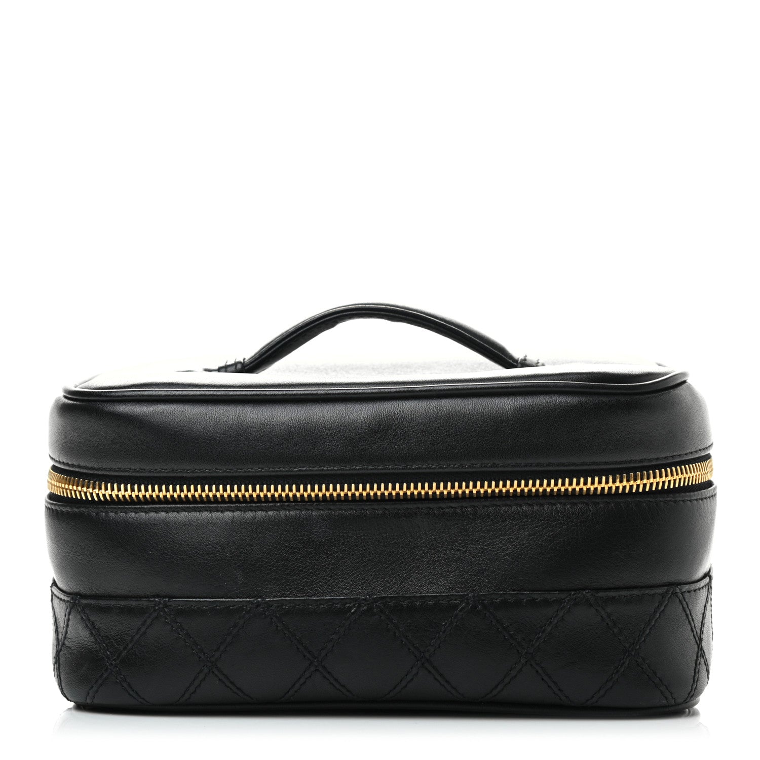 Chanel Lambskin Vanity Cosmetic Case Black 1 of 14