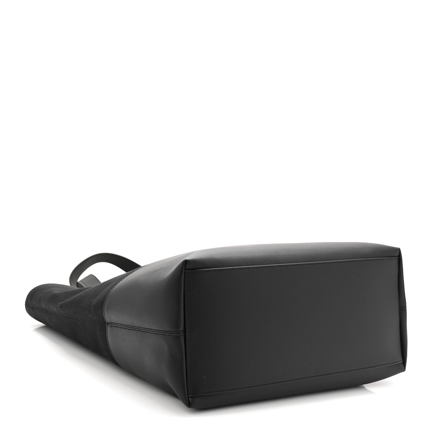 Alexander McQueen Canvas Calfskin T-Bar Shopping Bag Black 4 of 9