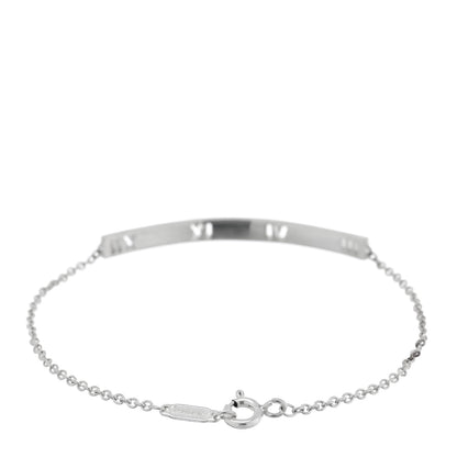 Tiffany Sterling Silver Atlas Bar Pierced Bracelet 3 of 4