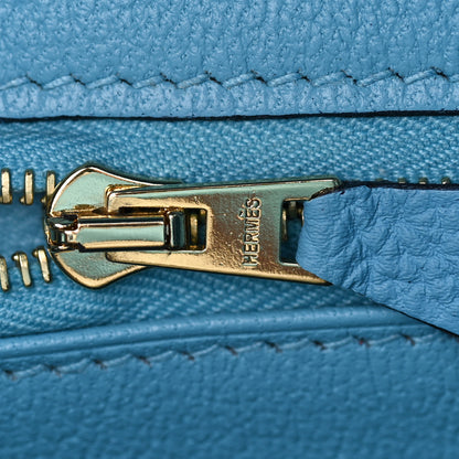 Hermes Togo Birkin 30 Blue Du Nord 17 of 31