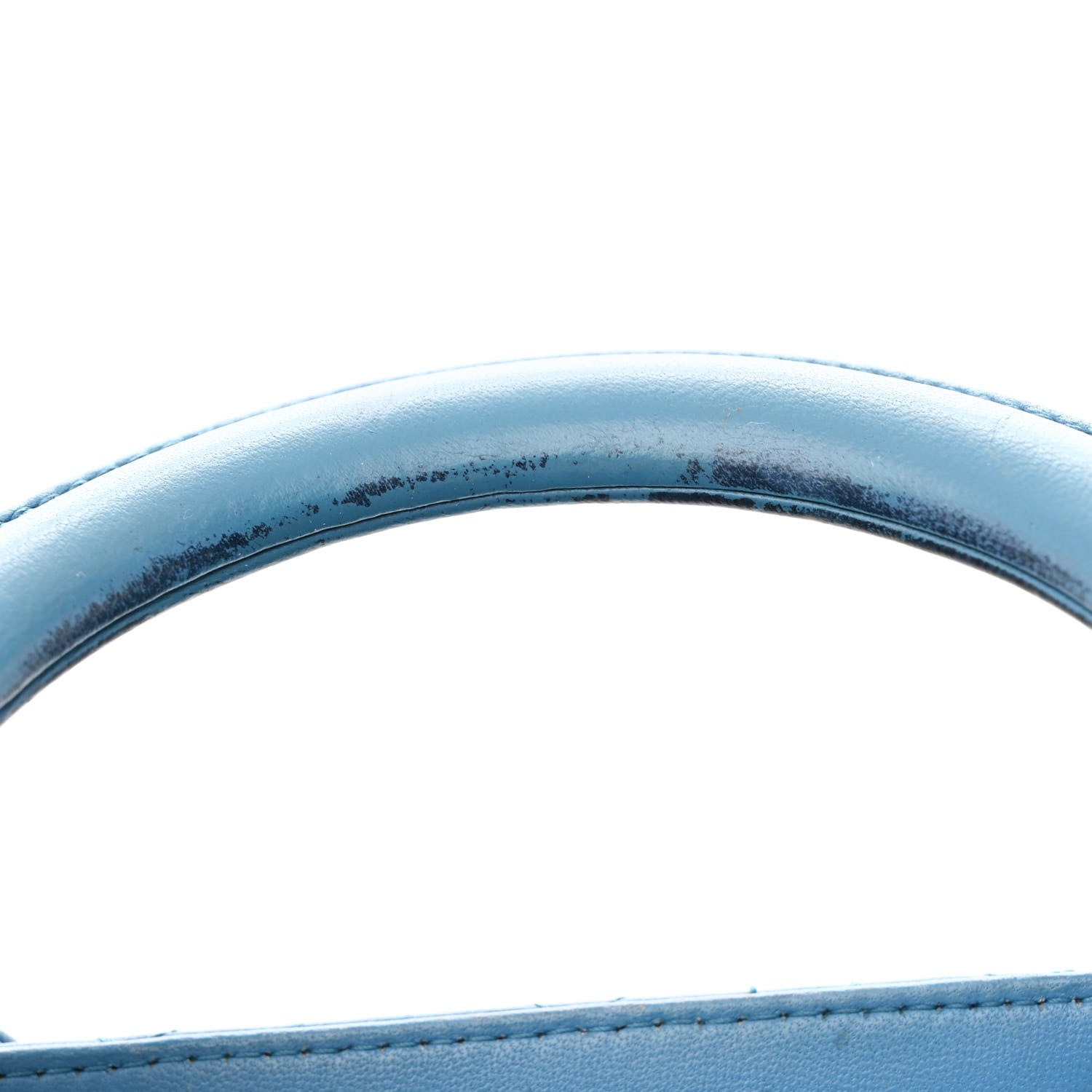 Christian Dior Lambskin Cannage Medium Lady Dior Blue 16 of 18