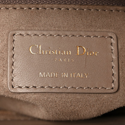 Christian Dior Lambskin Cannage Medium Lady Dior Warm Taupe 6 of 10