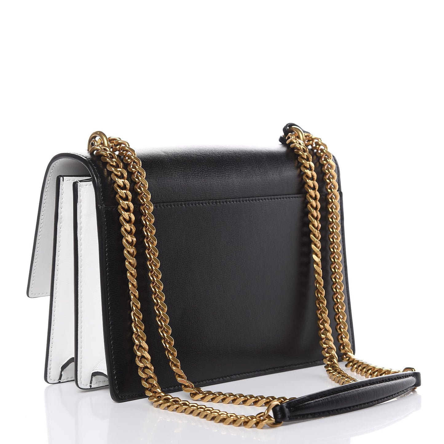 Calfskin Bi-Color Medium Monogram Sunset Black Pearl White