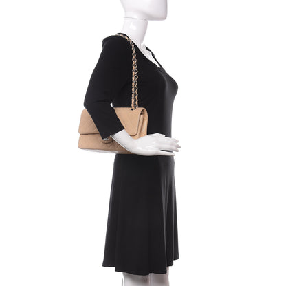 Chanel Caviar Quilted Medium Double Flap Beige Clair 2 of 17
