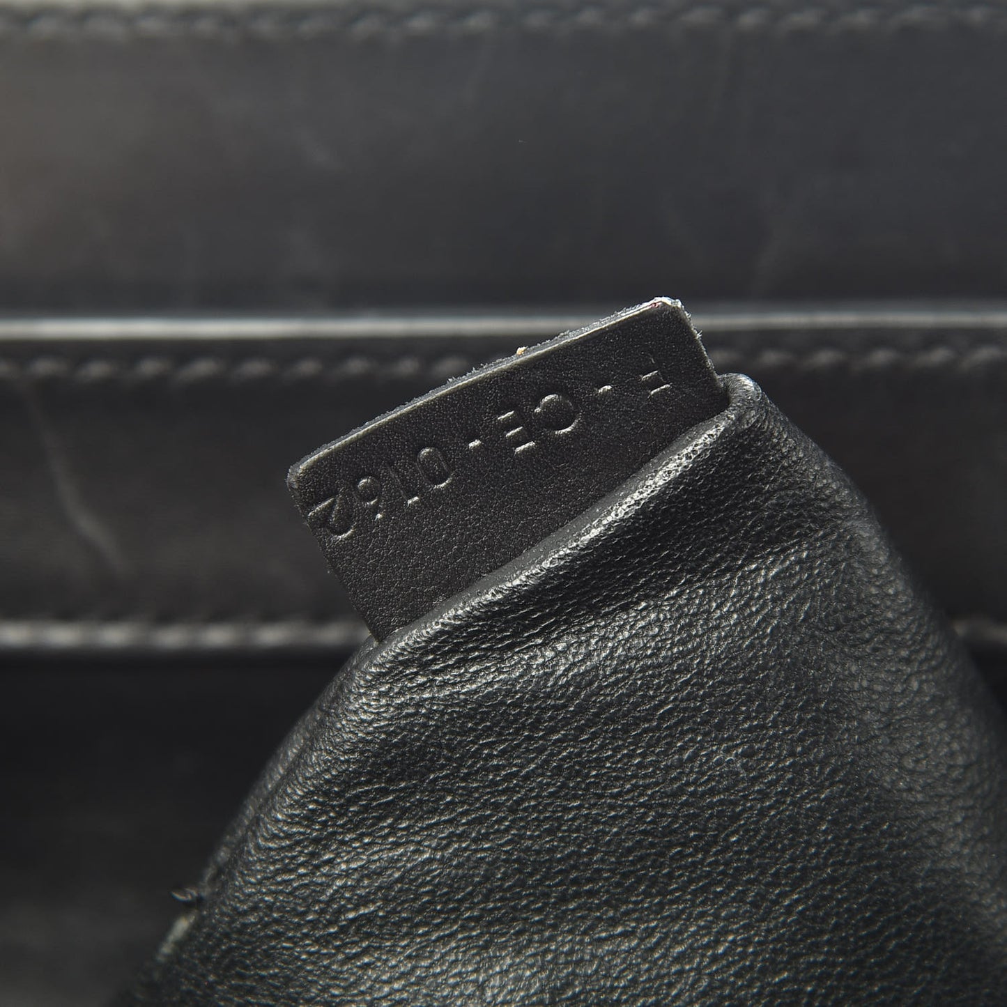 Smooth Calfskin Shrunken Lambskin Mini Bi-Color Luggage Black White