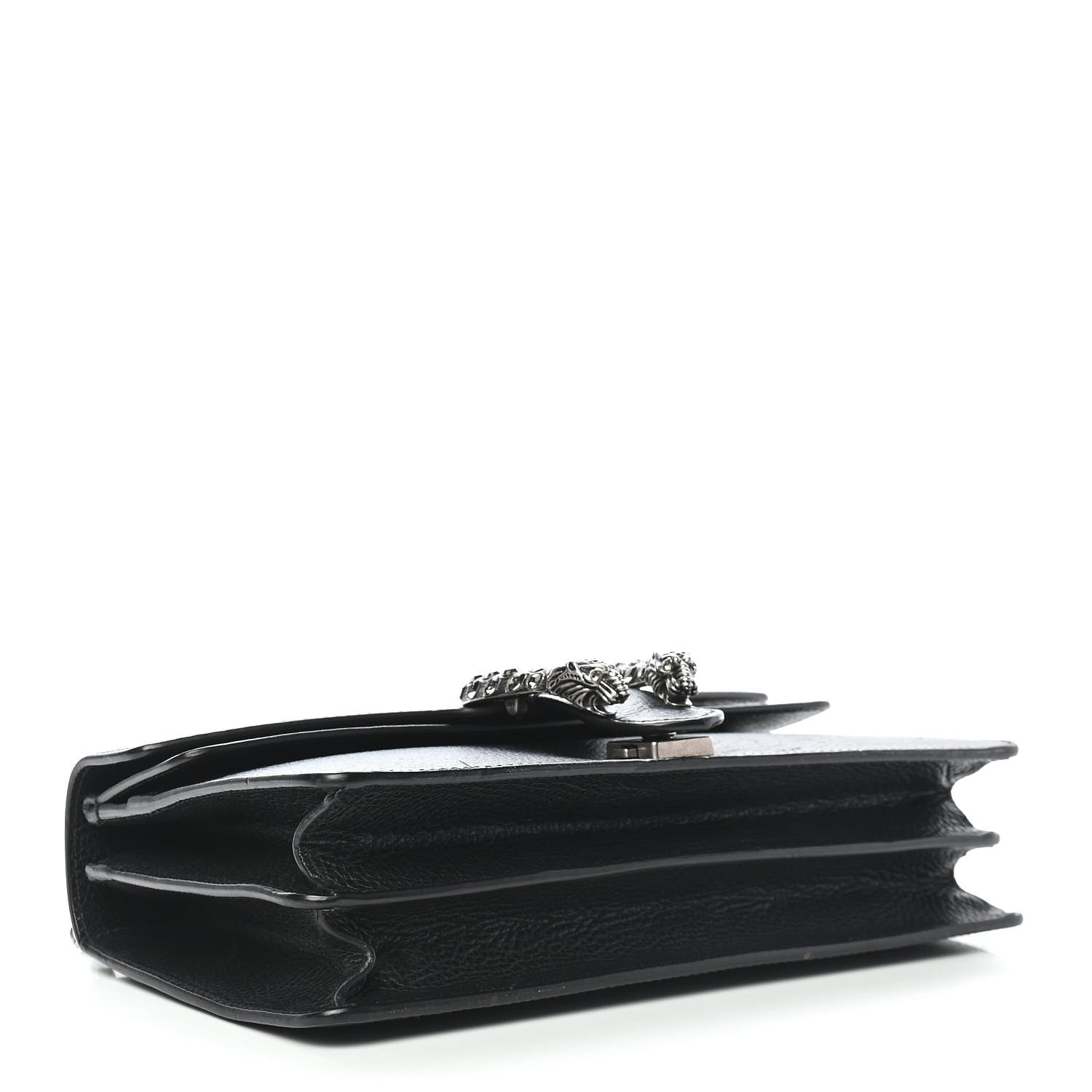 Gucci Pebbled Calfskin Small Dionysus Shoulder Bag Black 4 of 10