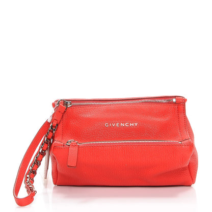 Givenchy Sugar Goatskin Pandora Wristlet Medium Red 1 of 8