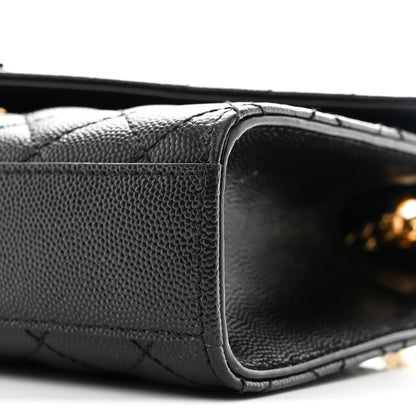 Saint Laurent Grain De Poudre Textured Mixed Matelasse Triquilt Small Monogram Satchel Black 10 of 11