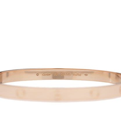 Cartier 18K Pink Gold LOVE Bracelet 20 5 of 10
