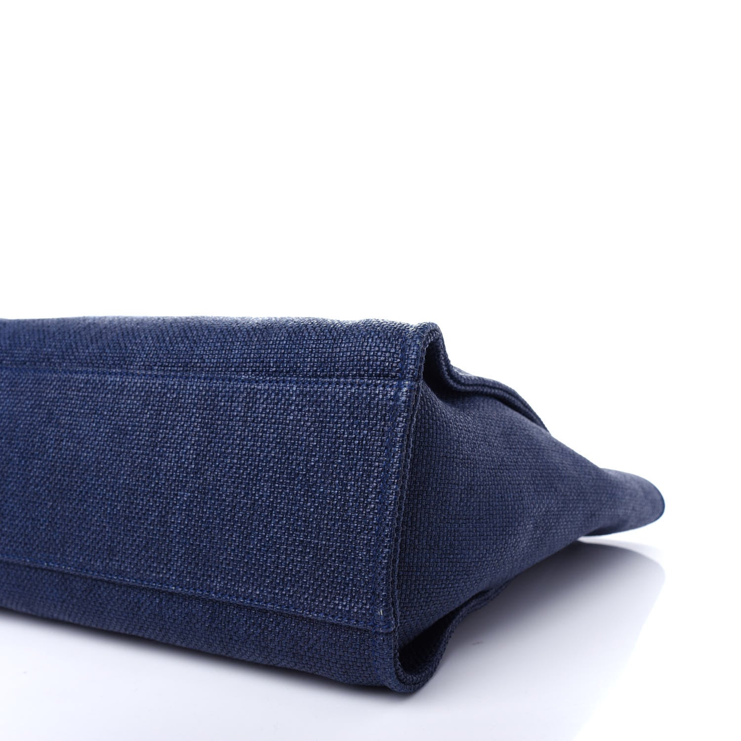 Chanel Canvas Medium Deauville Tote Dark Blue 9 of 10