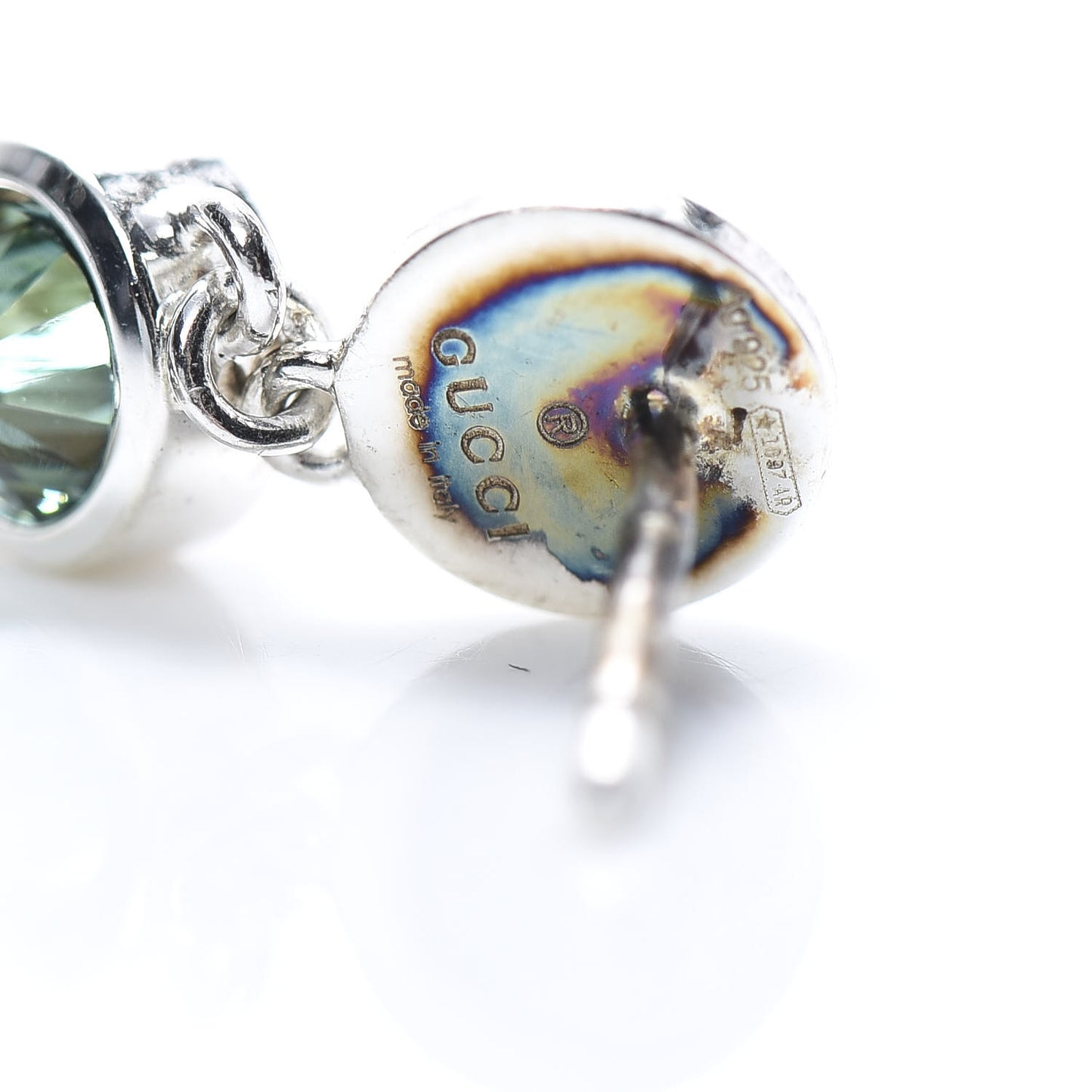 Sterling Silver Blind for Love Heart Earrings