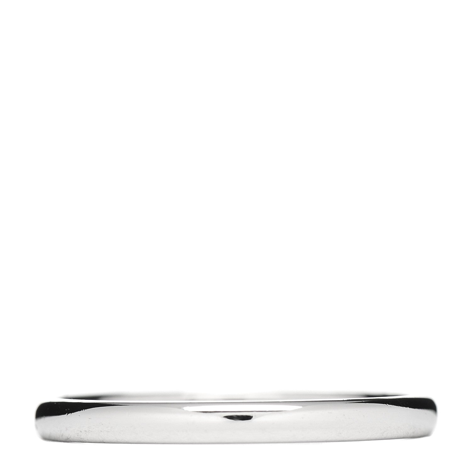 Tiffany Platinum 2mm Classic Wedding Band Ring 55 7.25 3 of 4
