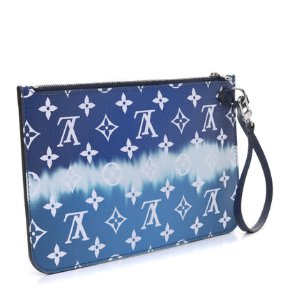 Louis Vuitton Monogram Escale Neverfull MM GM Pochette Blue 2 of 4