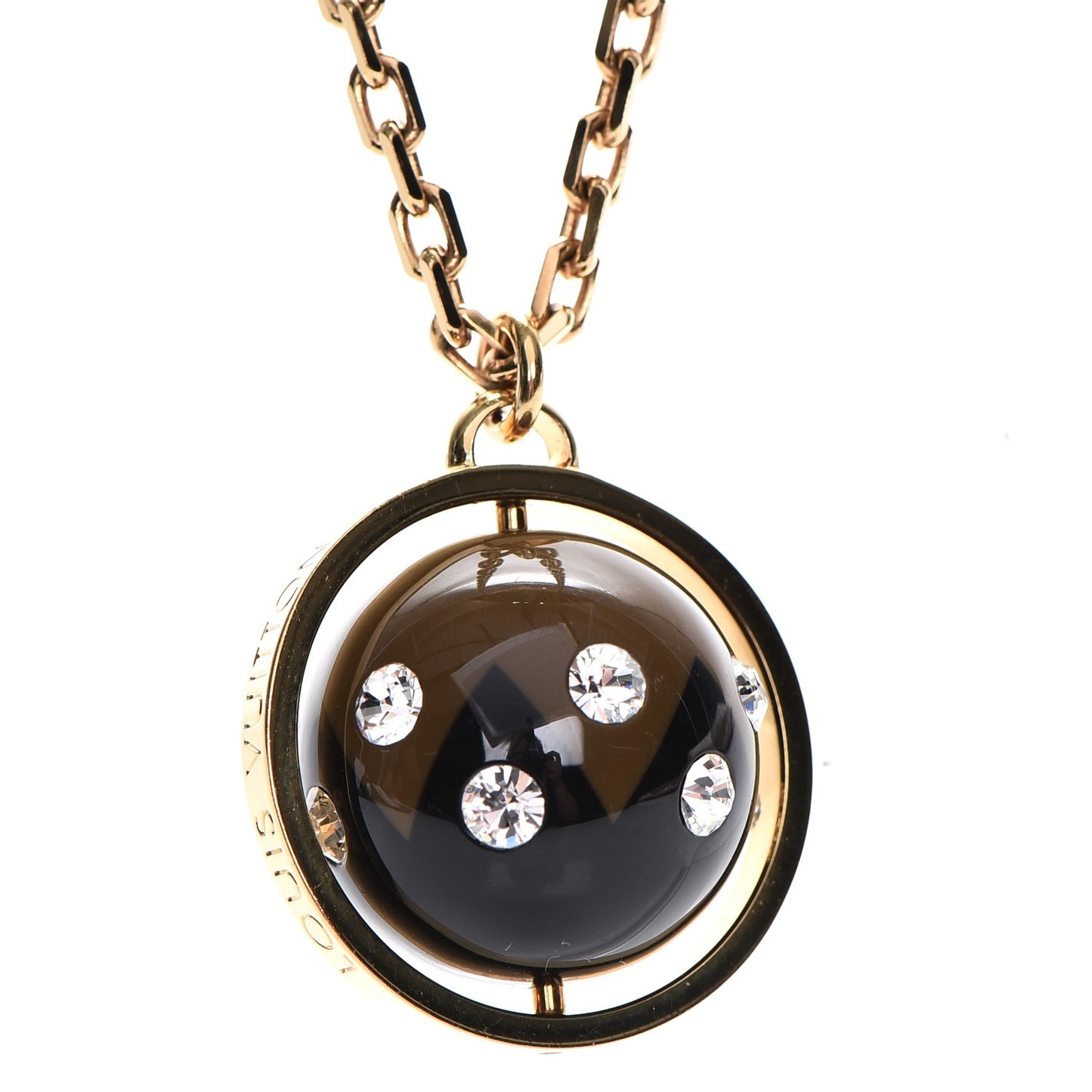 Magnetic Pendant Necklace Black