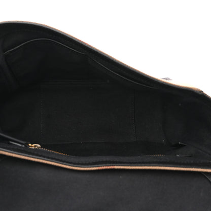 Burberry Canvas Mega Check Small Baildon Messenger Bag Black 4 of 11