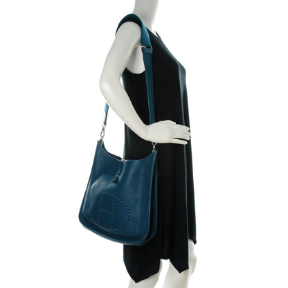 Hermes Taurillon Clemence Evelyne III GM Colvert 2 of 7