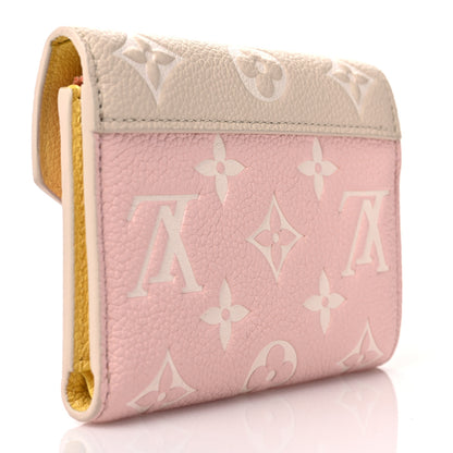 Louis Vuitton Empreinte Monogram Spring In The City Victorine Wallet Pink Beige Yellow 3 of 8