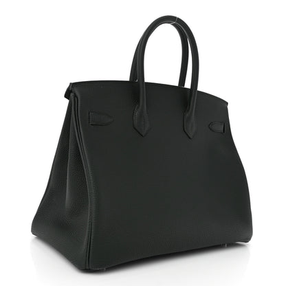 Hermes Togo Verso Birkin 35 Vert Fonce Vert Vertigo 3 of 12