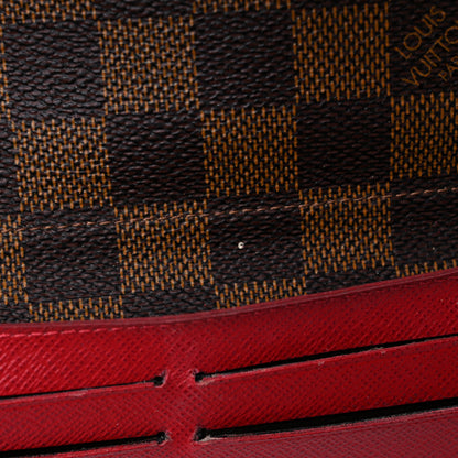 Louis Vuitton Damier Ebene Josephine Wallet Red 11 of 17