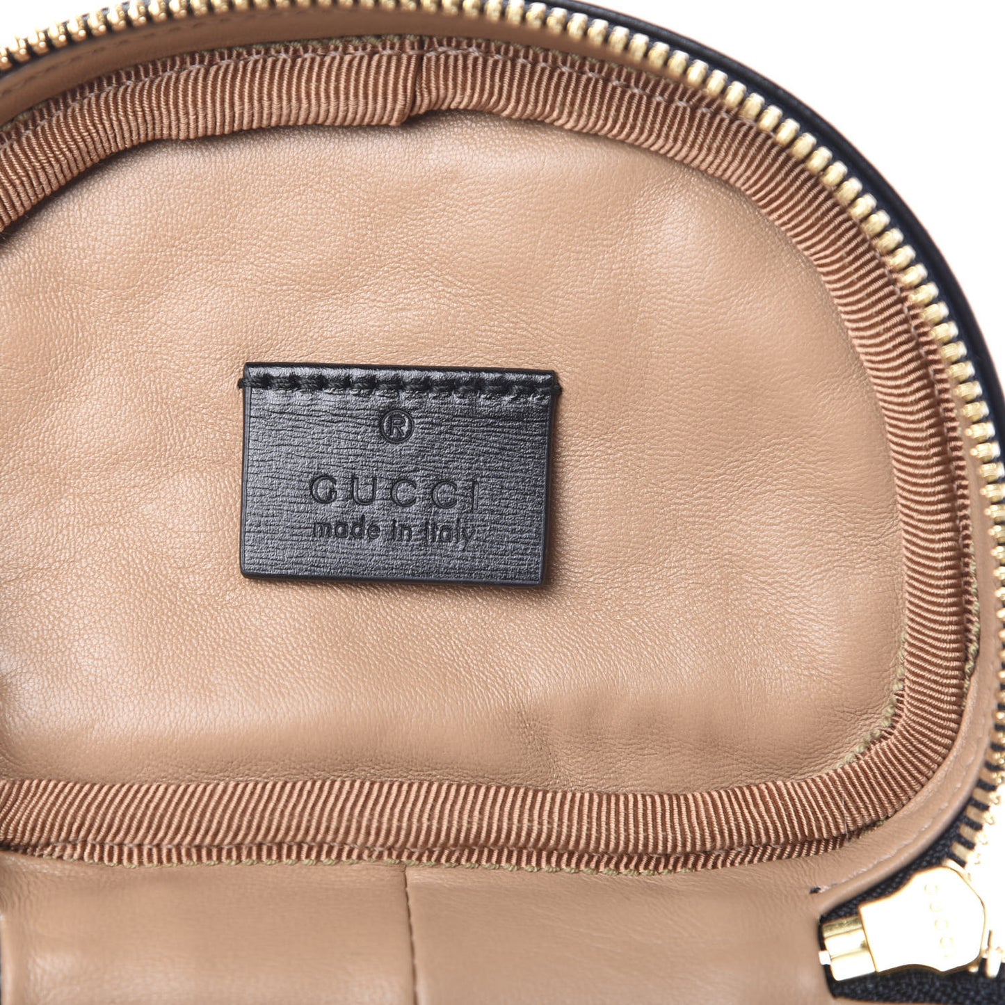 Calfskin Trapuntata Zumi Belt Bag Black