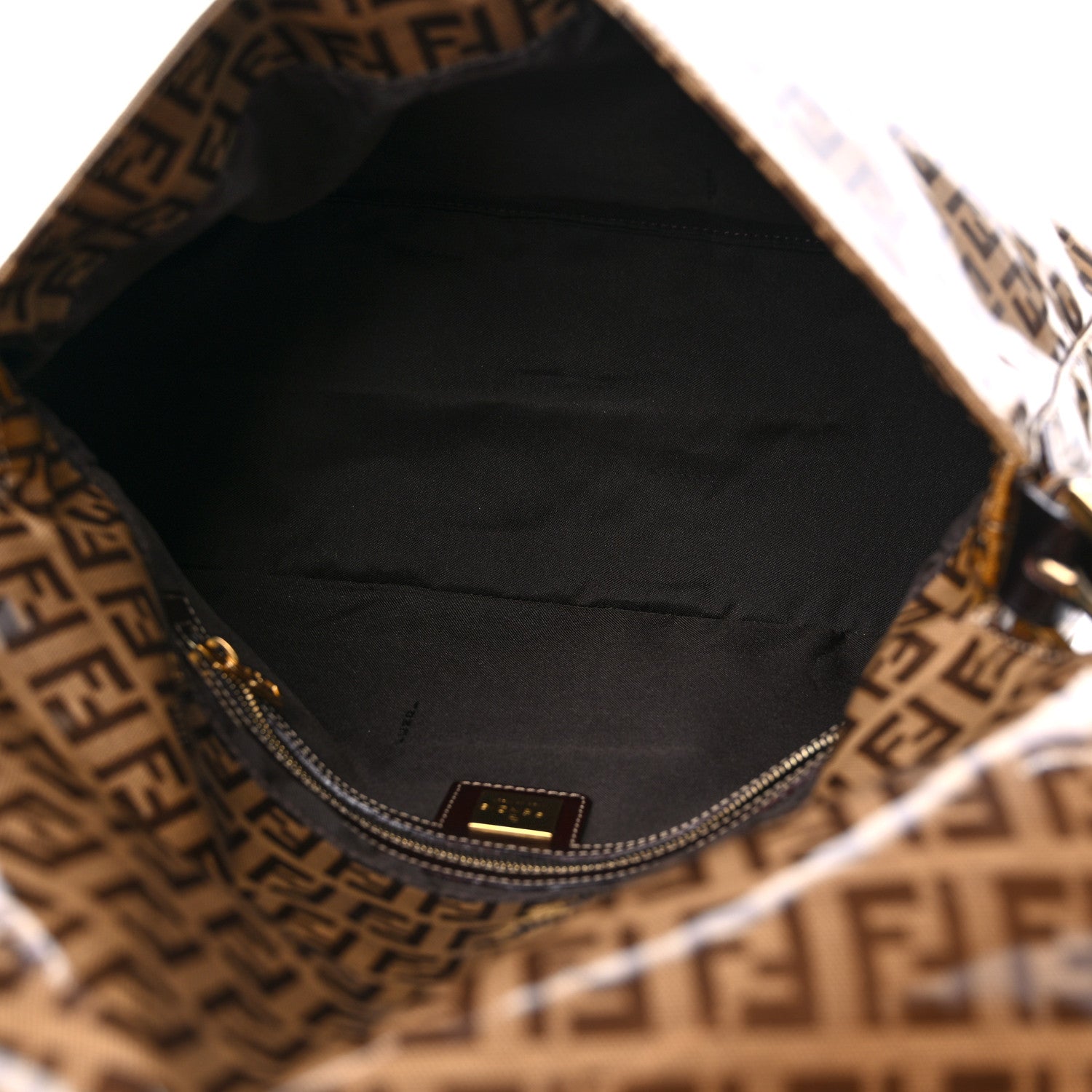 Fendi Vinyl Zucchino Mama Baguette Tobacco 5 of 8