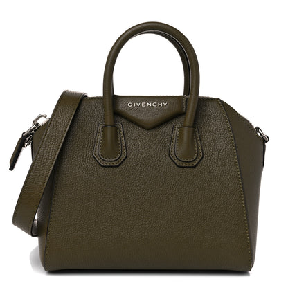Givenchy Sugar Goatskin Mini Antigona Khaki 1 of 11