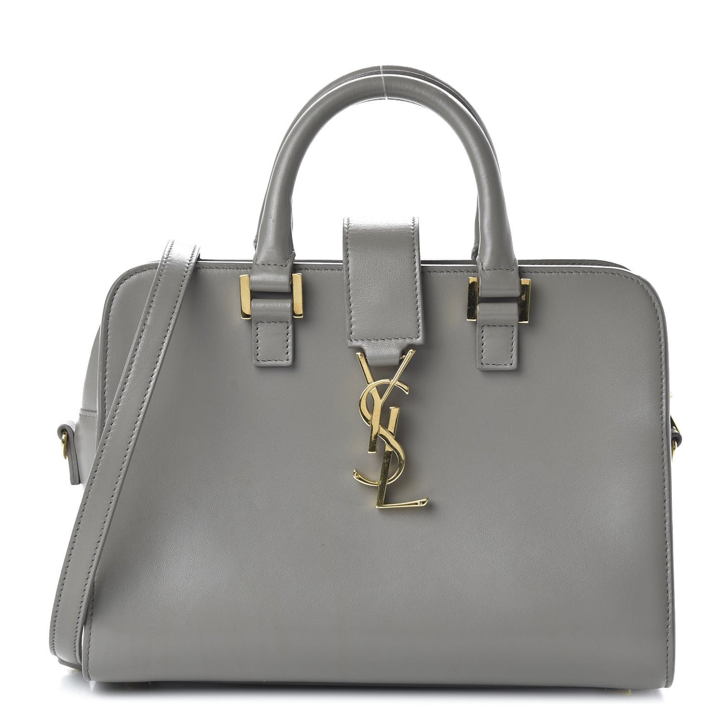 Calfskin Monogram Baby Cabas Fog