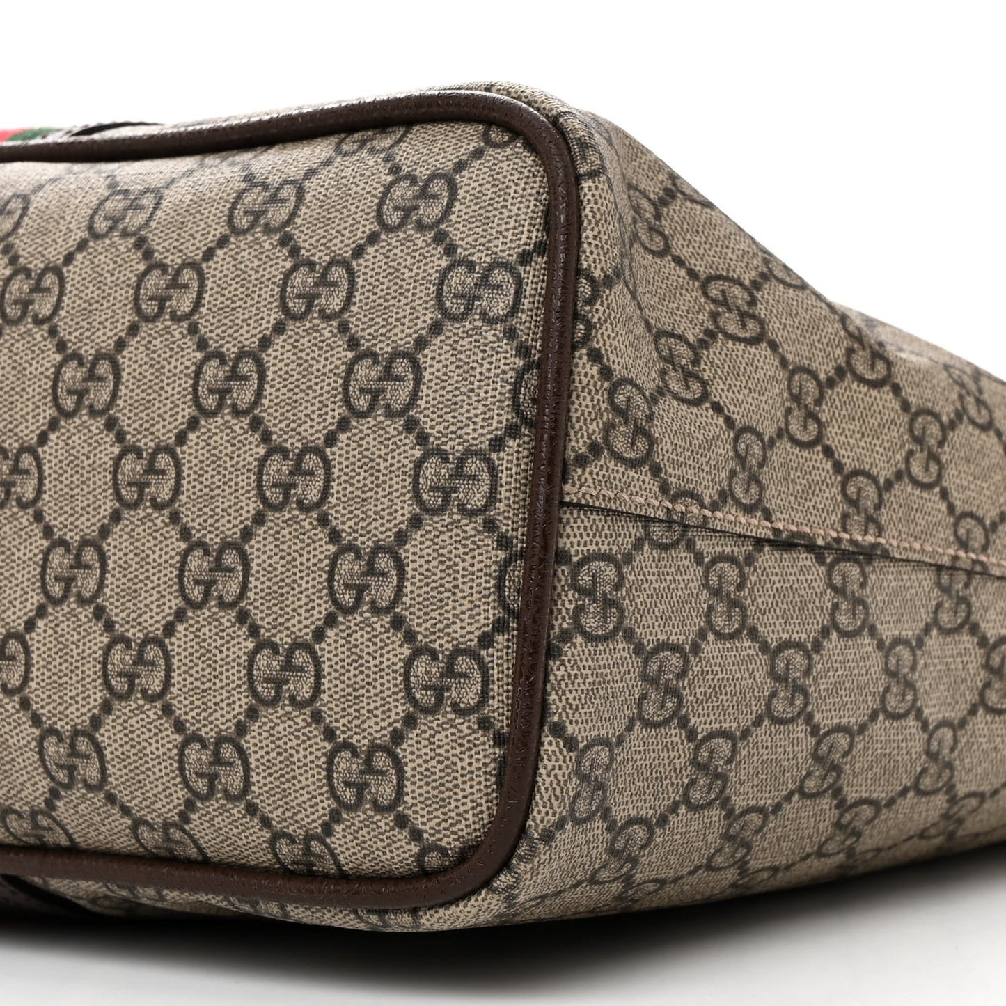 GG Supreme Monogram Web Neo Vintage Tote Beige New Acero Crop