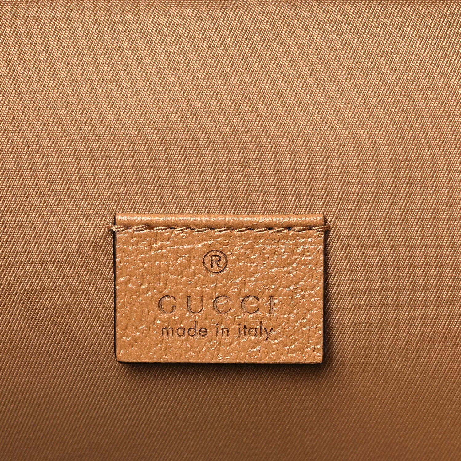 Gucci Calfskin Corduroy Childrens Interlocking G Star Patch Backpack Brown 6 of 9