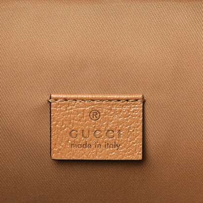 Gucci Calfskin Corduroy Childrens Interlocking G Star Patch Backpack Brown 6 of 9
