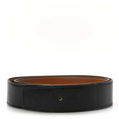 Hermes Box Togo 38mm Belt Strap 85 34 Gold Black 1 of 7