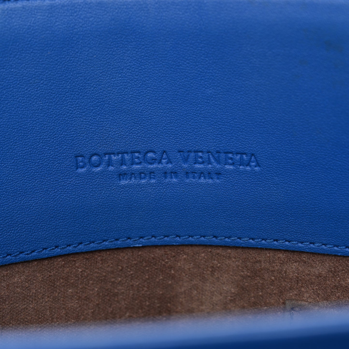 Nappa Intrecciato Large Olimpia Bag Blue