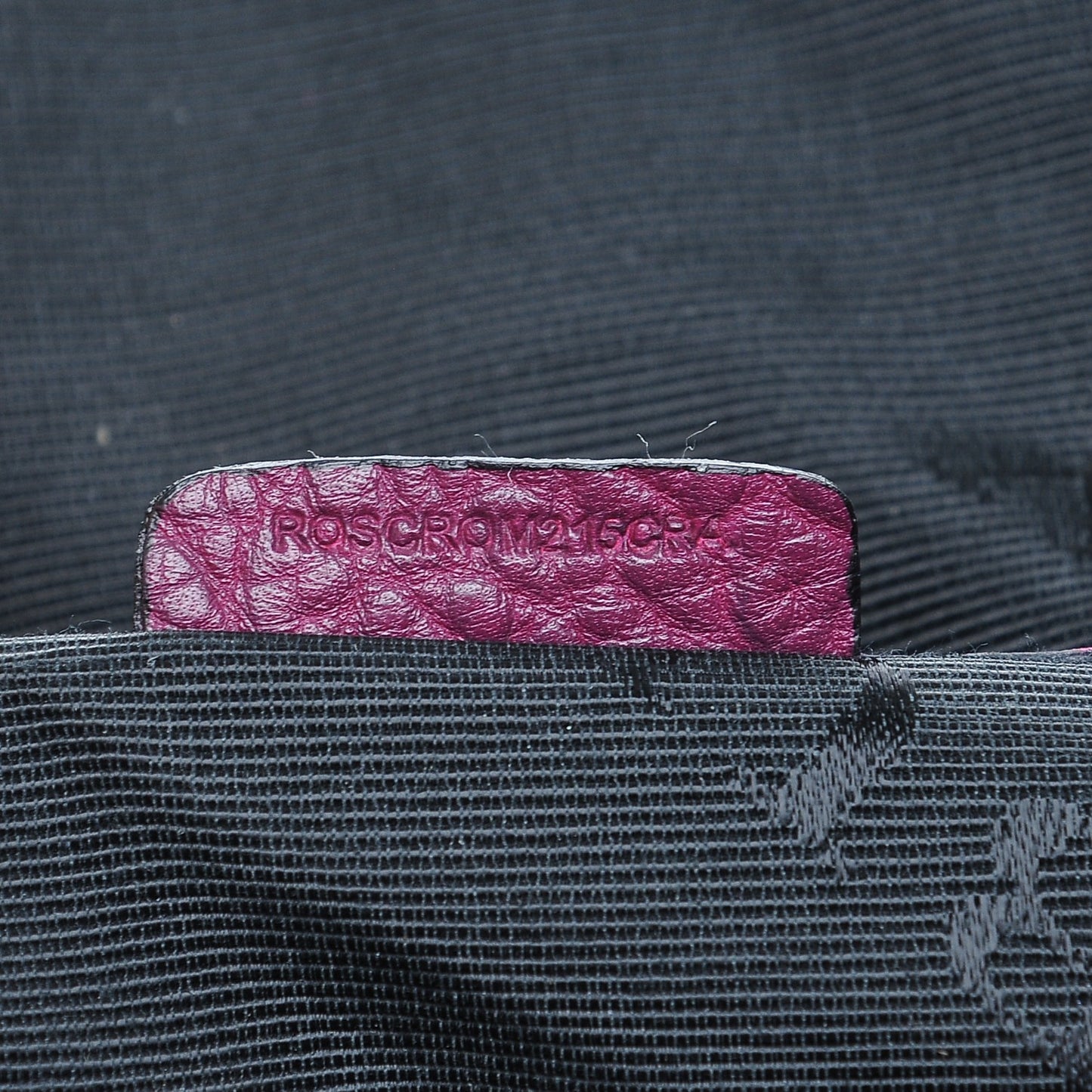 Heritage Grain Small Orchard Bowling Bag Damson Magenta