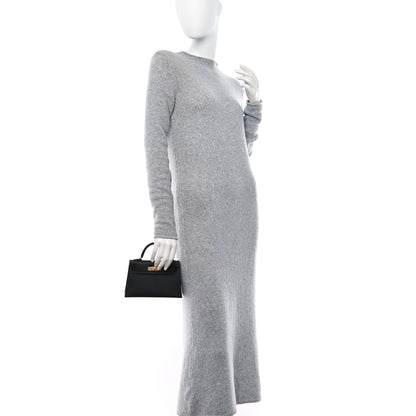 Hermes Epsom Mini Kelly Sellier 20 Black 2 of 10