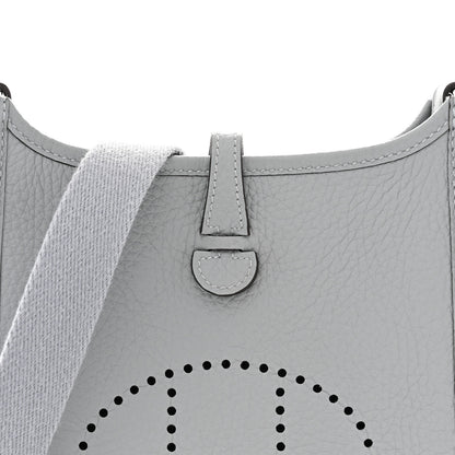 Hermes Taurillon Clemence Evelyne TPM Gris Pantin 8 of 11