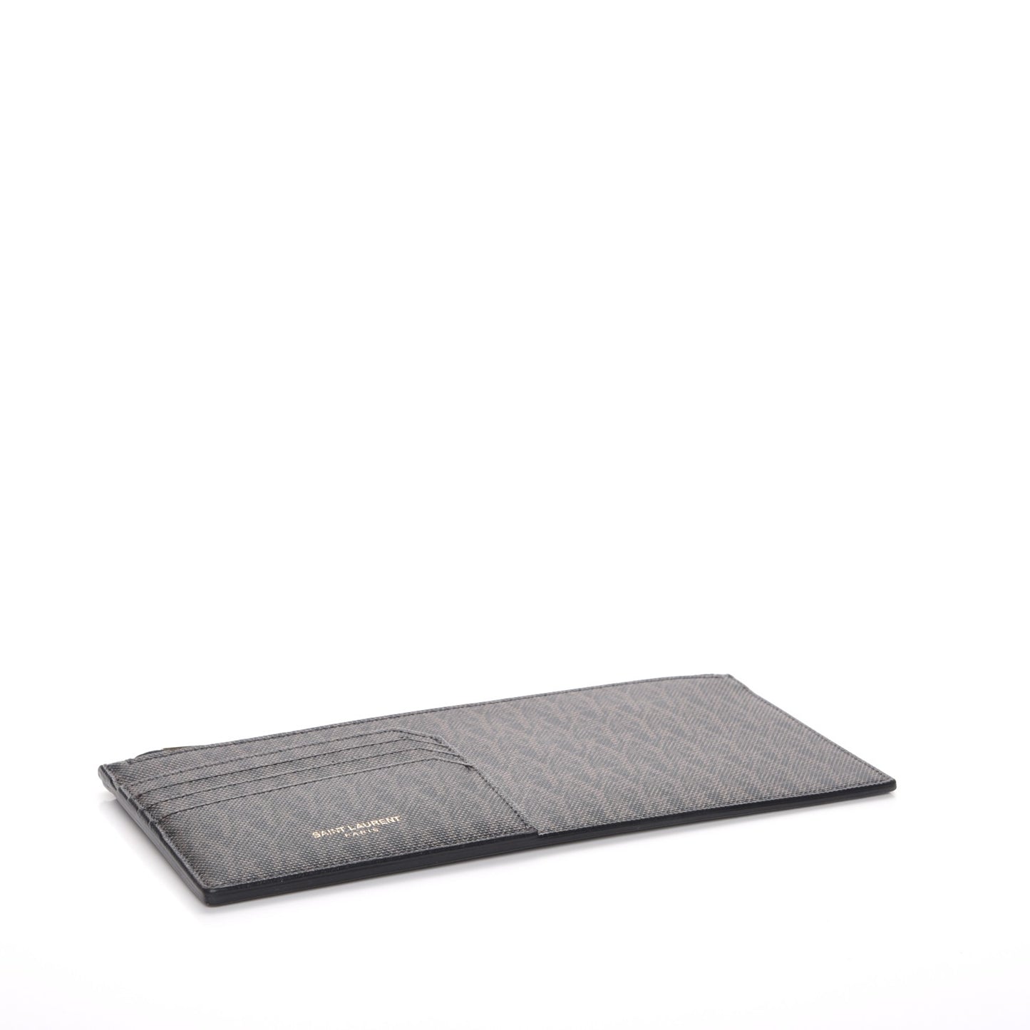 Classic Toile Monogram 4 Fragments Zip Pouch Black